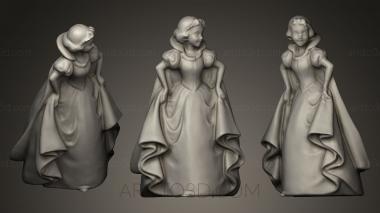 Figurines of girls (STKGL_0140) 3D model for CNC machine